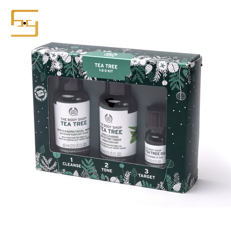 essential oil bottle packaging cardboard paper box with special design