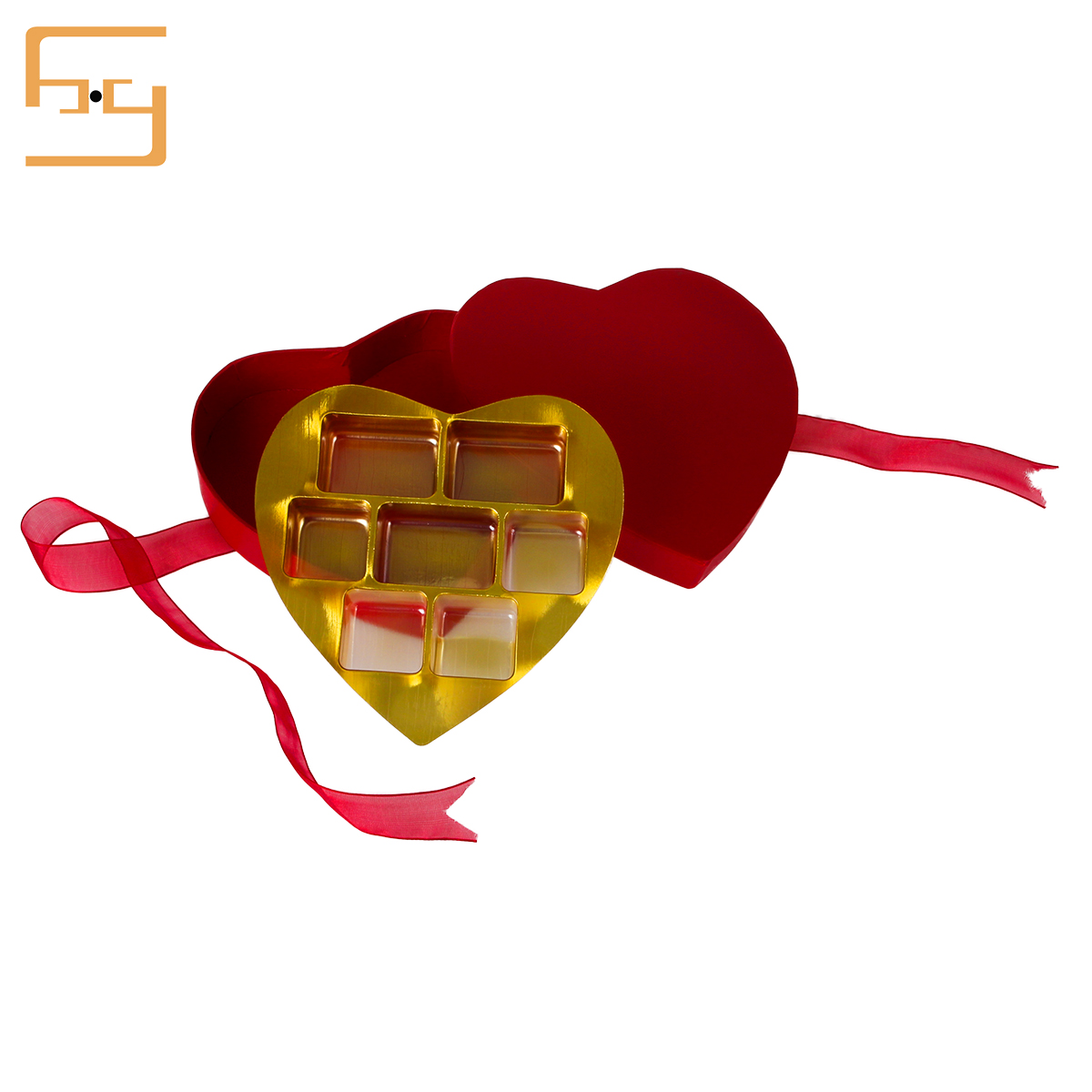 Custom Heart Shape Transparent Plastic Gift Box for Gift Packaging 3
