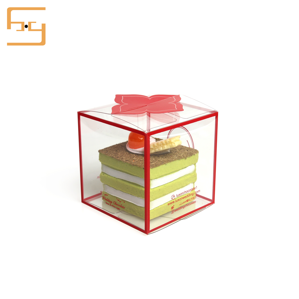 Hot Sale Transparent Printed Plastic PET Gift Box Package 7
