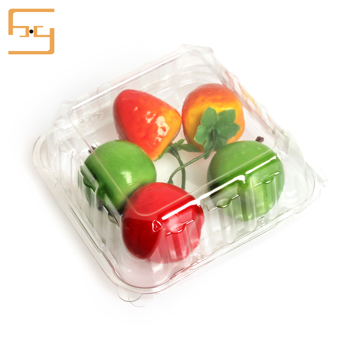 Disposable square plastic wholesale custom cheap sandwich Trays With Lids 5