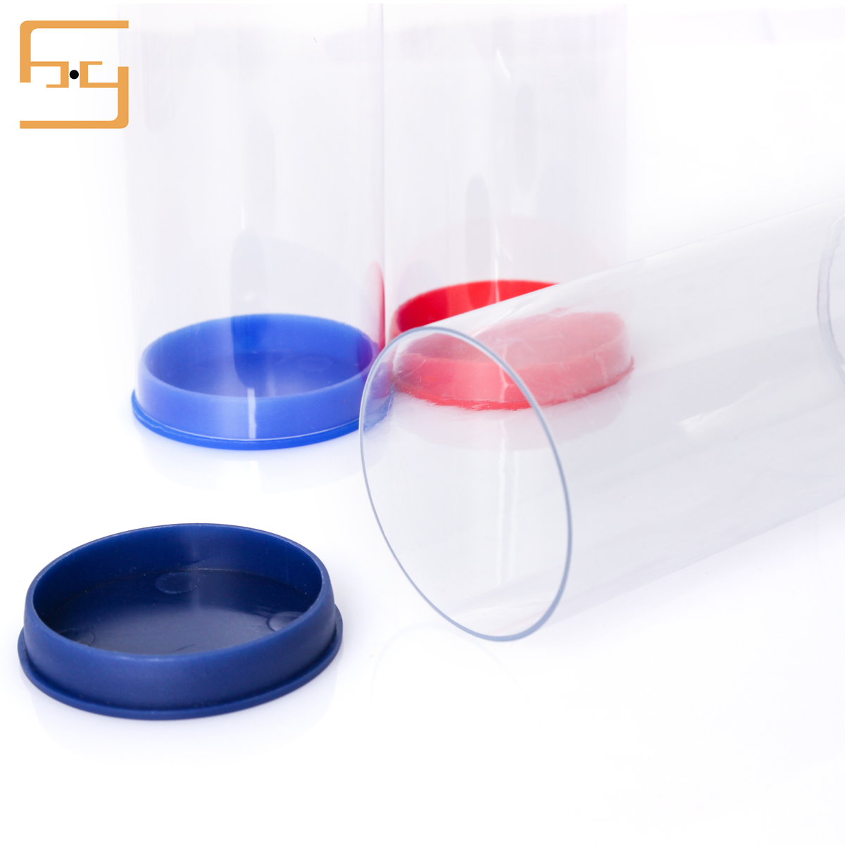 Wholesale Transparent PVC Round Plastic Box for Small Bottle