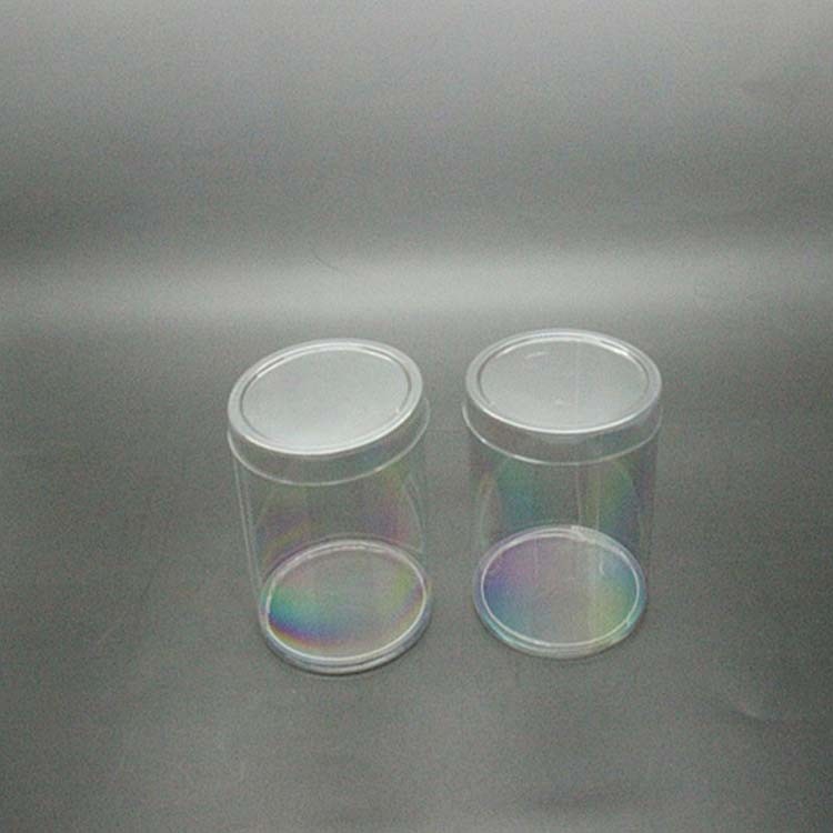 High quality China Custom Food Grade Disposable Clear Plastic Cylinder Round Container