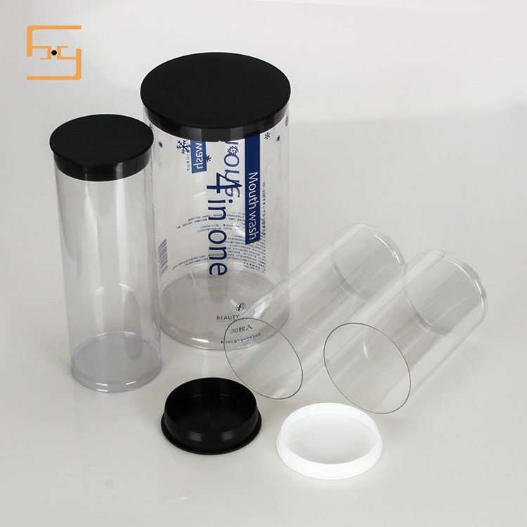 China Package Manufacturer Custom Printing Clear Plastic Large Cylinder Tube 9
