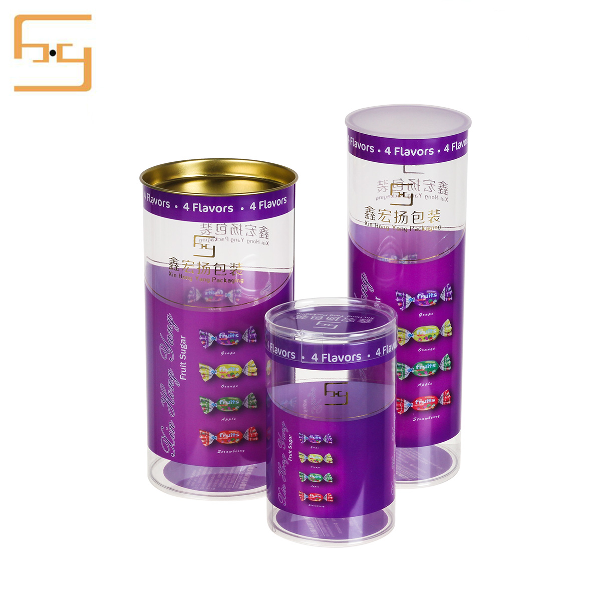  High Quality Cylinder plastic container 11