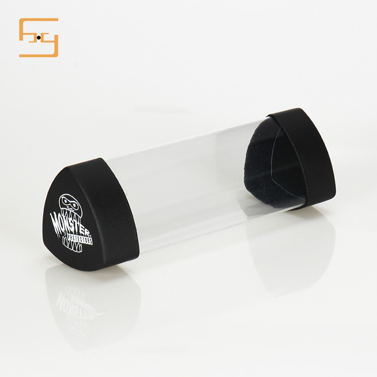 Transparent  vape cartridge packaging tube clear vape pen plastic tube for cbd cartridge 3