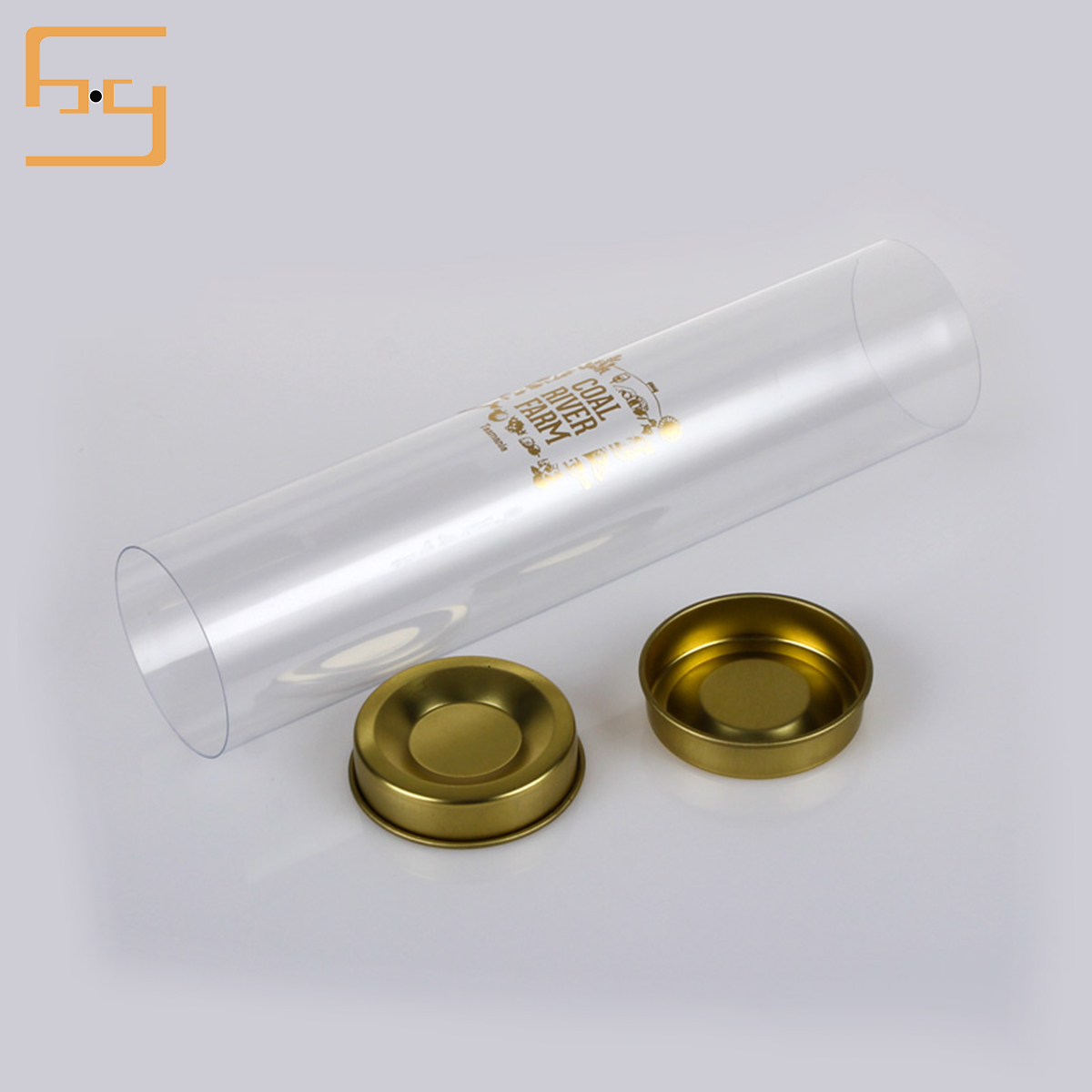 Clear PVC plastic tube packaging for gift display/Transparent round shaped plastic cylinder packaging box
