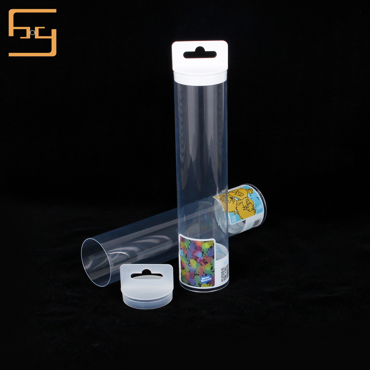 Shenzhen factory OEM clear cylinder box plastic tubes packaging