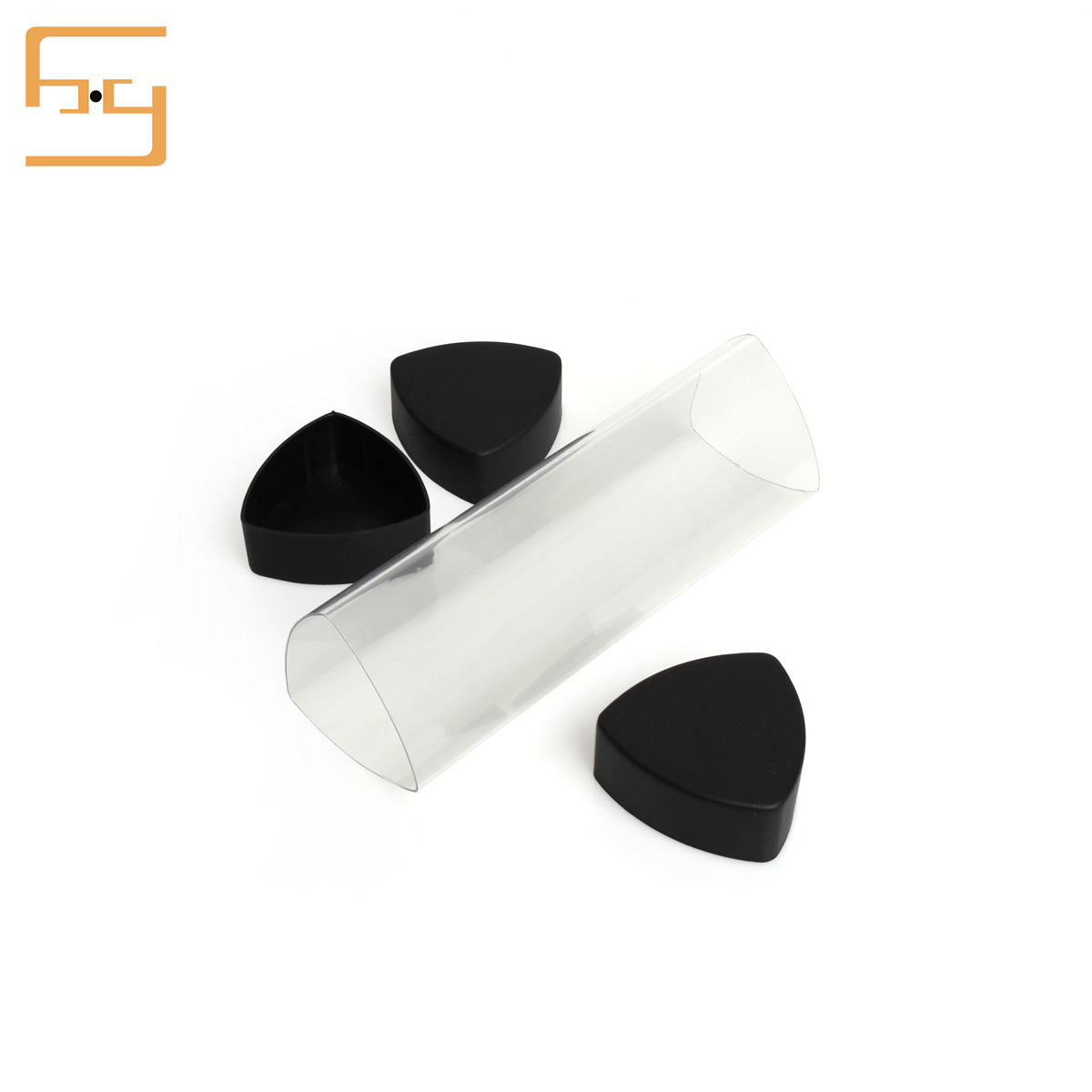 Clear plastic soft tube Food-grade plastic tube with caps 7