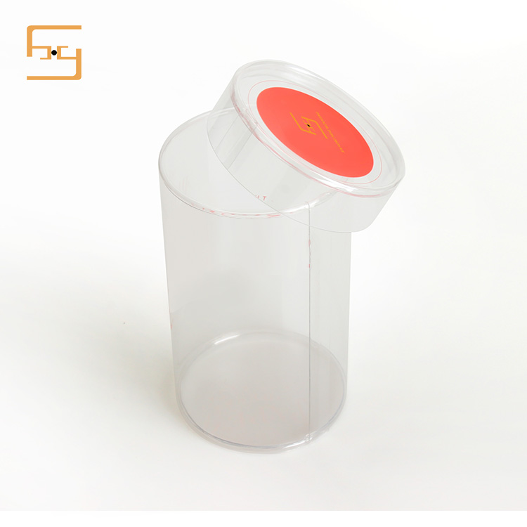 Good quality Clear round plastic boxes,acetate clear packaging boxes