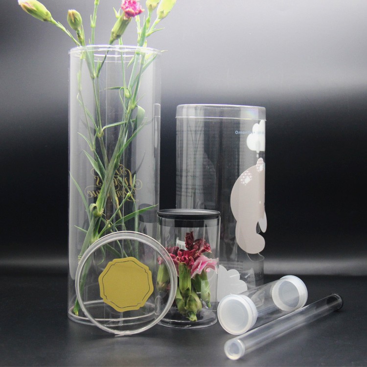 Good quality Clear round plastic boxes,acetate clear packaging boxes 5