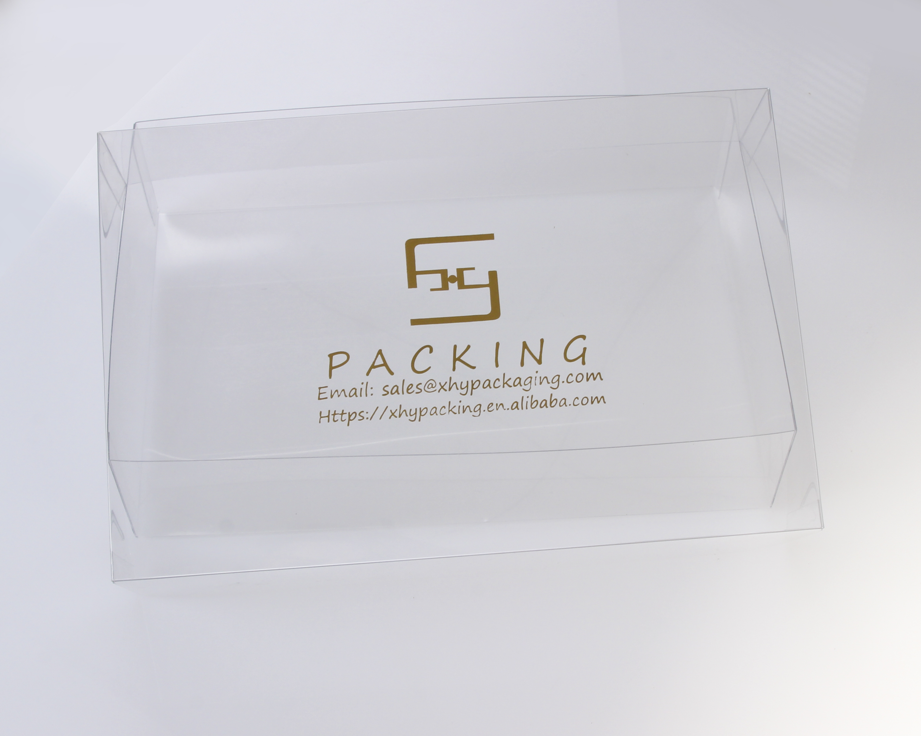 High quality wholesale Clear packaging with handle PET PVC plastic box 5