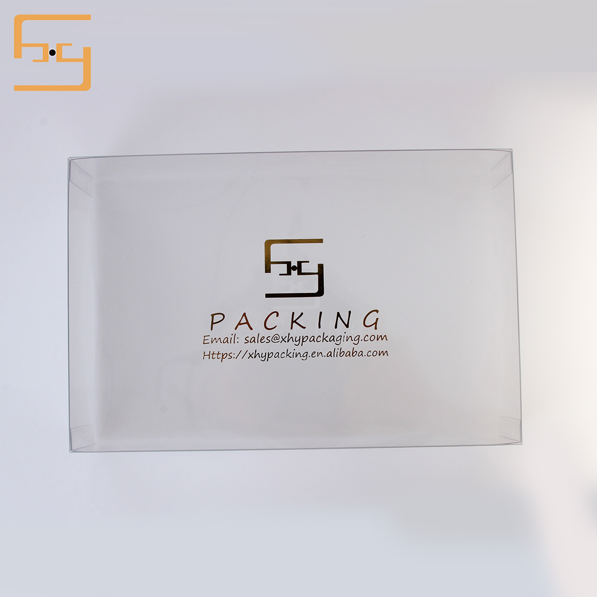 High quality wholesale Clear packaging with handle PET PVC plastic box