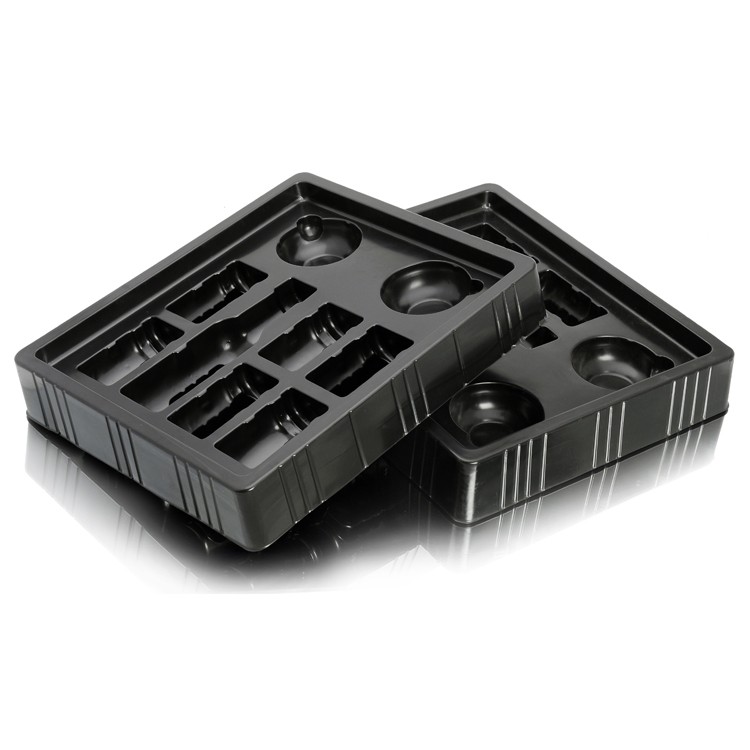 12 Cells Black PS Plastic Plant Growing Seed Germination Starting Tray 7