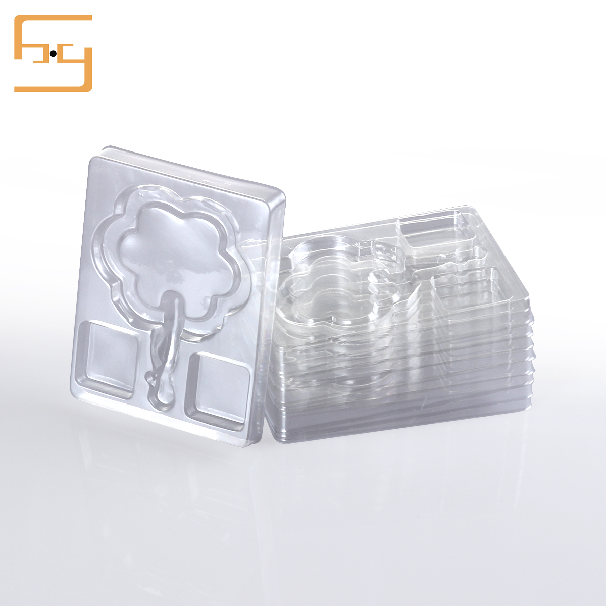 2019 Free sample custom vacuum forming clear plastic blister clamshell packaging for coin