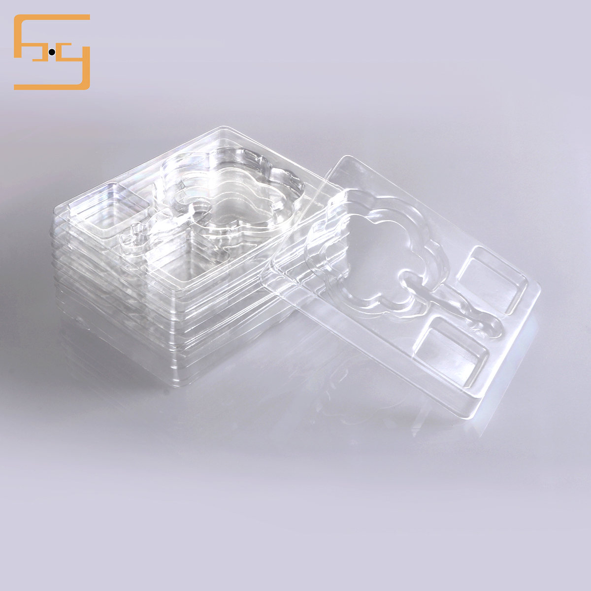 2019 Free sample custom vacuum forming clear plastic blister clamshell packaging for coin 5