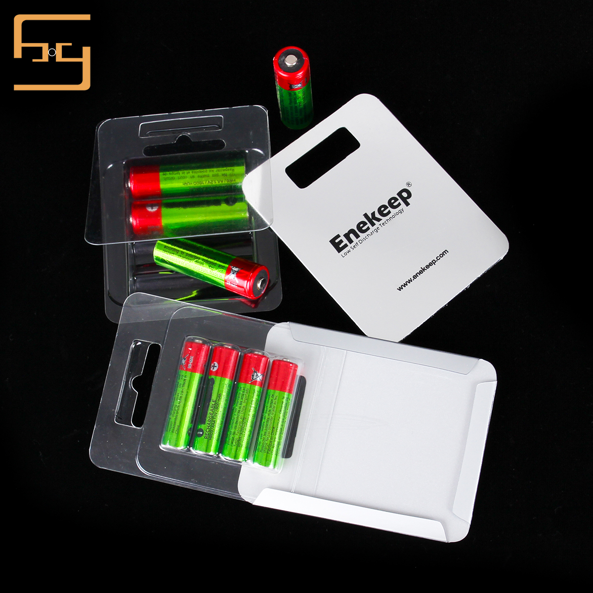 Wholesale Transparent Plastic Blister for Packing Battery 5