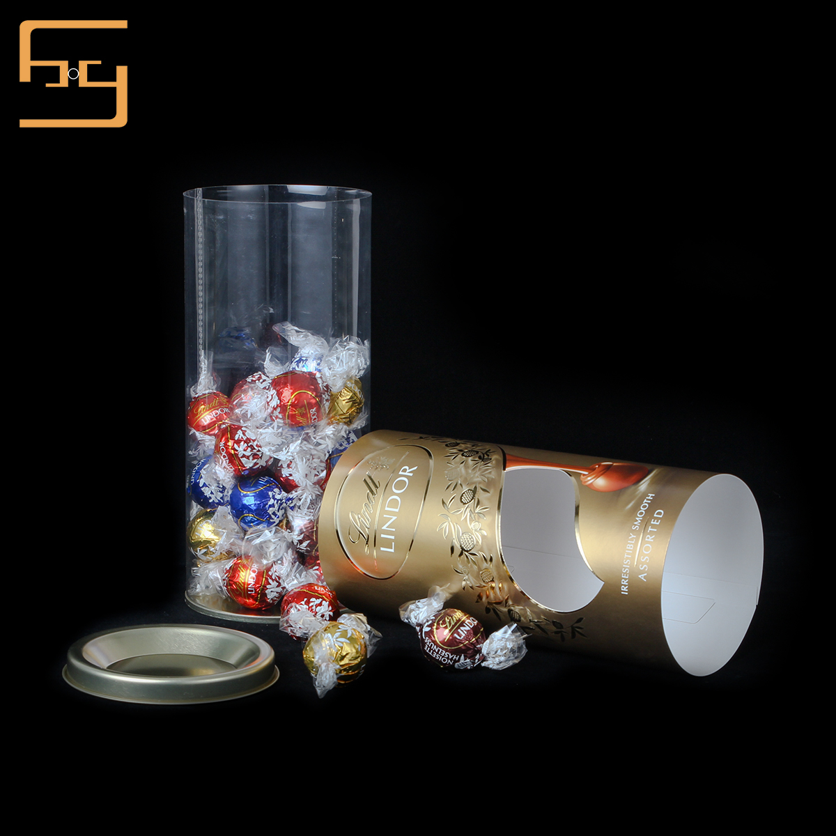 Custom Different Size Plastic Chocolate Tube/Cylinder 5
