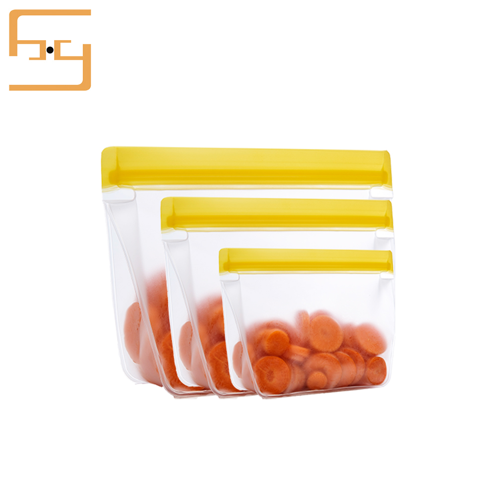 Custom Wholesale Food zipper lock PEVA storage bag 11