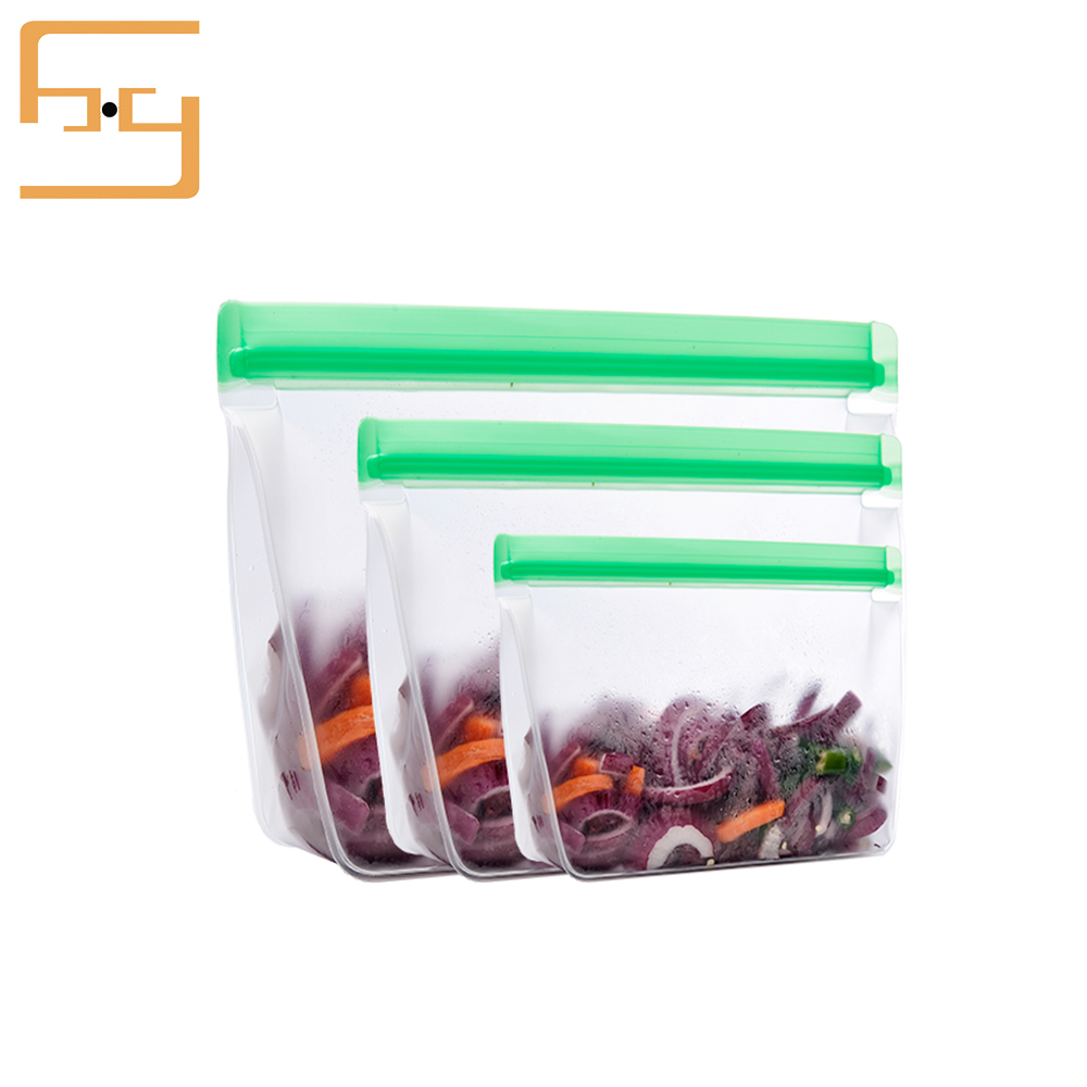 Multifunction Freshness Reusable Storage Bag, Keep Fresh Food Saver PEVA Protection  Bag, Food Storage Container 3