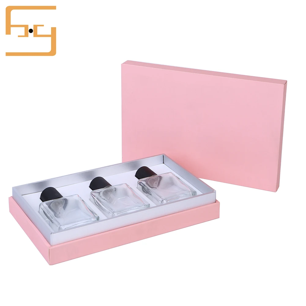 pink perfume paper boxes for cosmetics