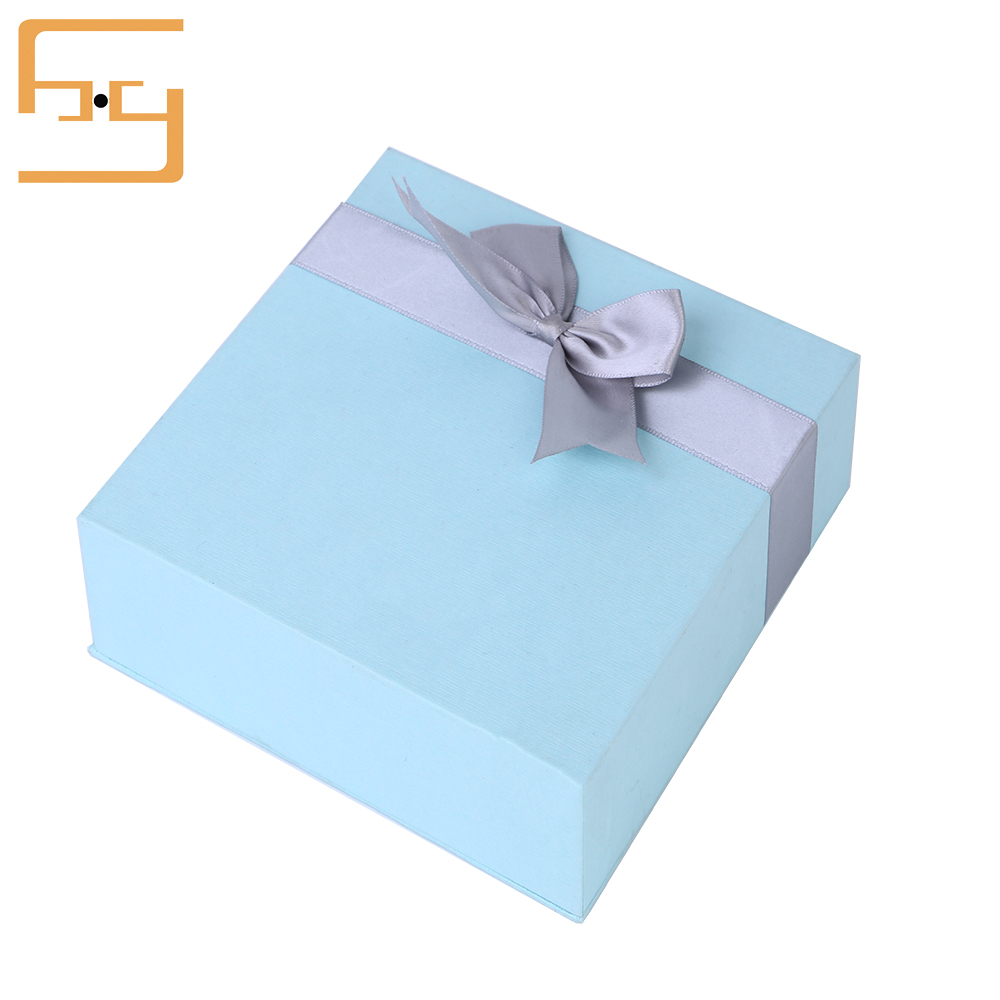 paper boxes for gift blue present box
