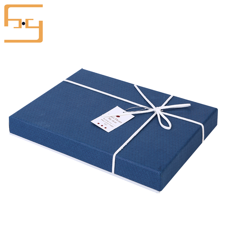 Blue gift box  packaging