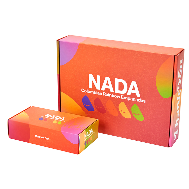 Colorful Food Printing Custom Logo Packaging Paper Box