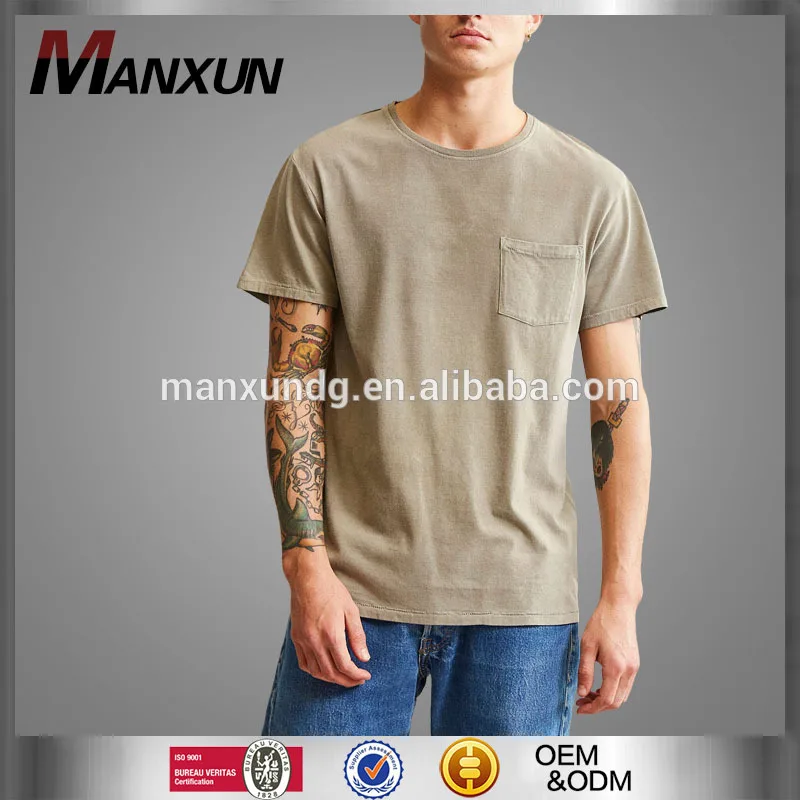 2017 Fashion Simple Men Top Pure Color Loose Tee Short Sleeves Blouse For Men