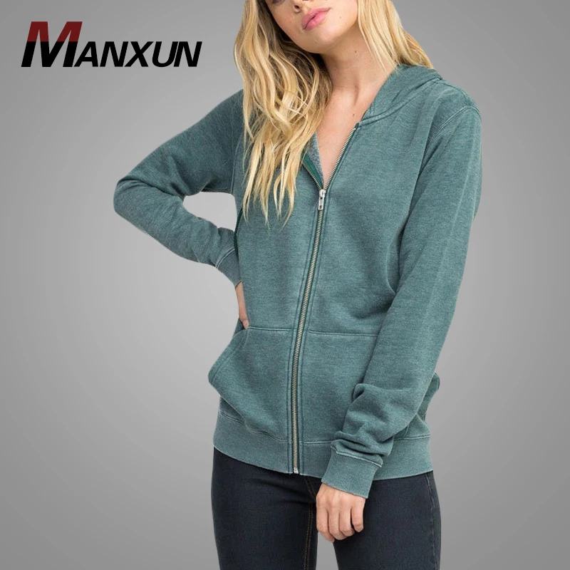 2018 High Quality Custom Women Zipper Hoodies Screen Printing Sweatshirt And Hoodies Hot Sell