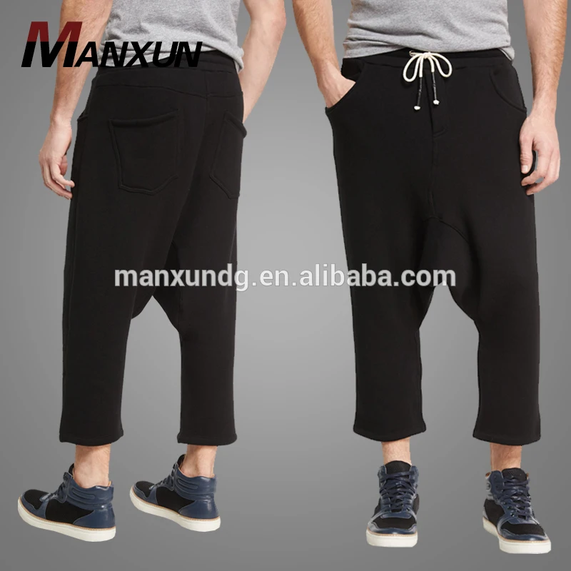 Hot Sale Men Latest Design Cotton Drop Inseam Sweatpants Hip Hop  Fashion Clothing
