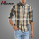 New-Hot-Sale-Mens-Check-Plaid-Shirt
