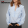 Fashion-Custom-Made-High-Collar-Light-Blue