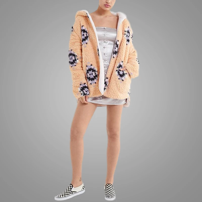  High Quality Faux Fur Coat