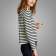 China-O-neck-Black-and-White-Striped