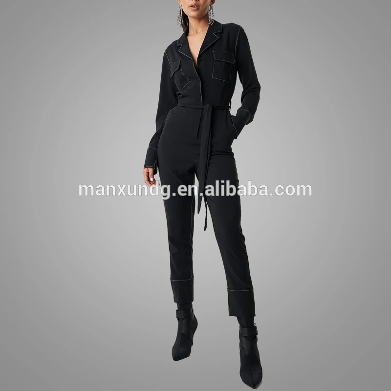  High Quality long sleeve jumpsuit for women