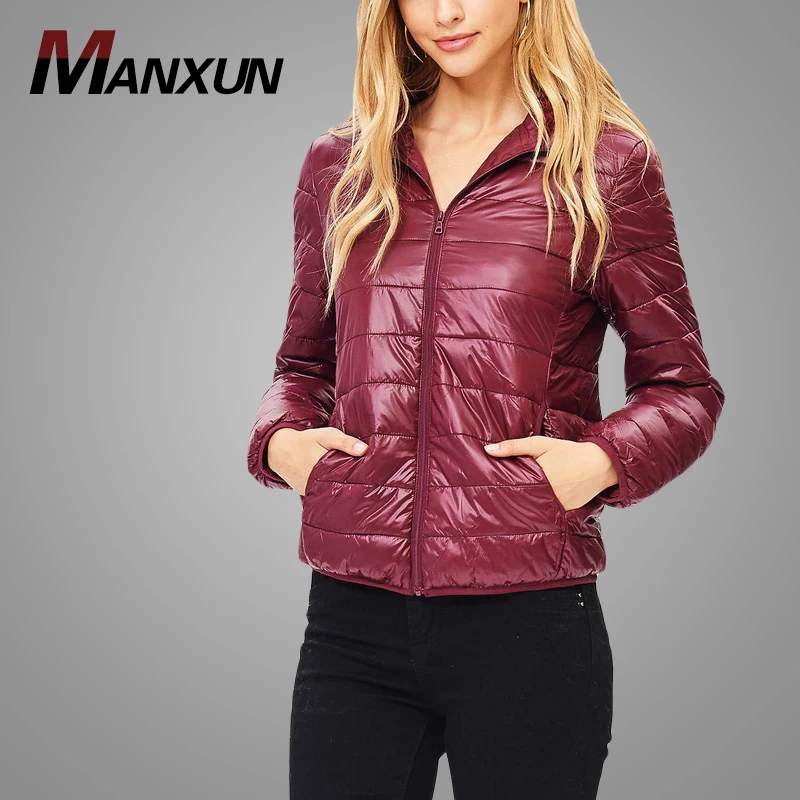 Hot Sell Ultra Lite Puffer Ladies Winter Coats Custom Fashion Jacketss Women Wholesale Clothing Women