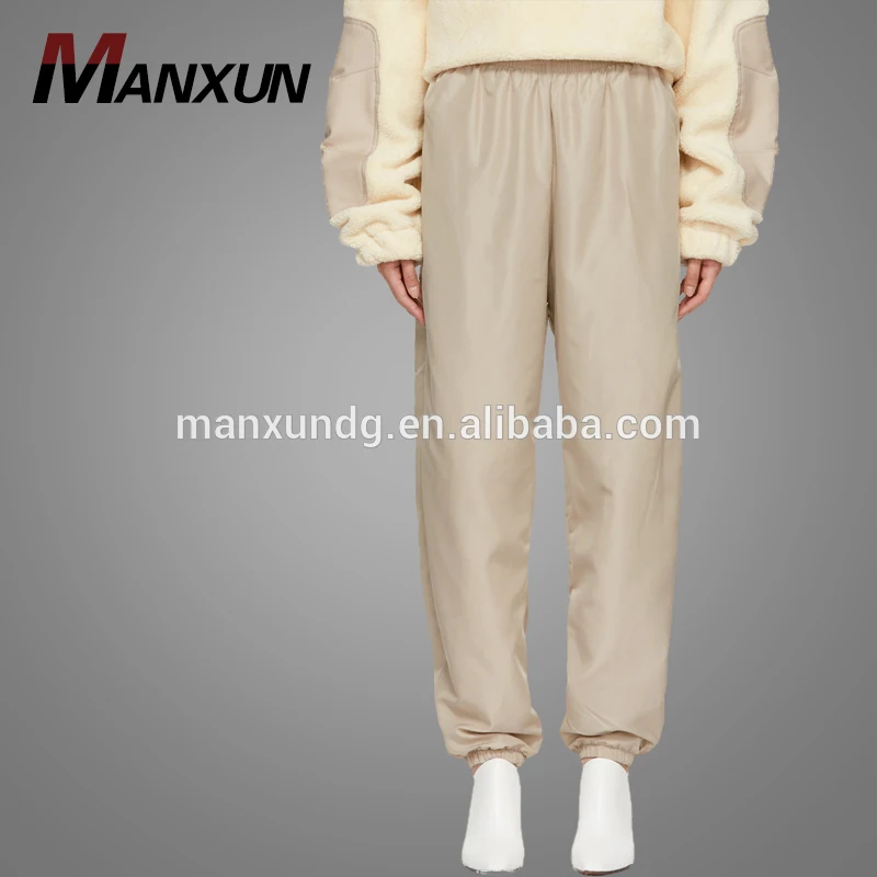 High Quality Satin Lounge Casual Pants Sport Women Cargo Jogging Trousers