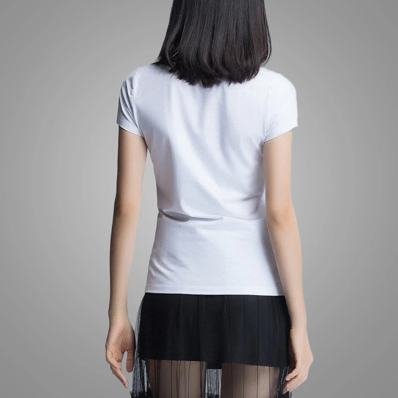  High Quality slim fit 100% cotton t-shirt 7