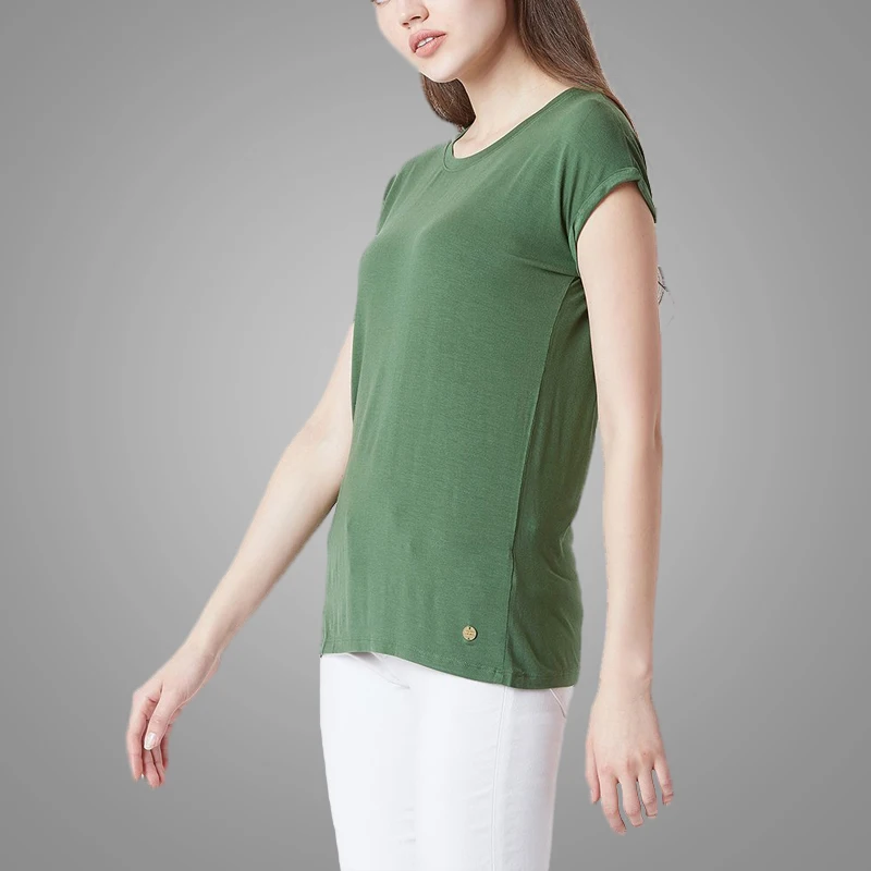 Cheap China Wholesale Clothing Womens Custom Jersey tshirt Women O-neck Blank t-shirt 5