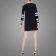 Fast-Fashion-Knit-A-line-Dress-Contrasting