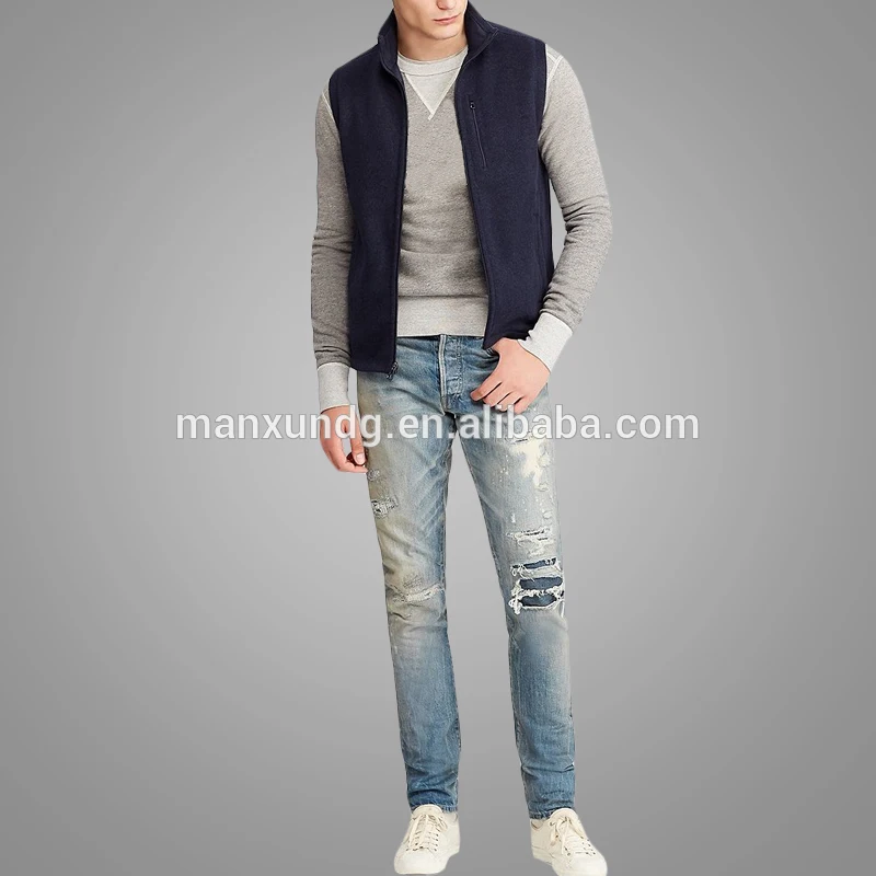  High Quality man fashion sweater vest 2018