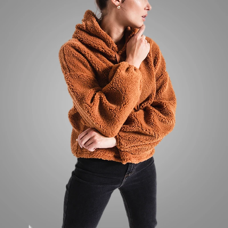  High Quality women trendy hoody sweatshirts 5