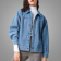 Wholesale-Custom-Light-Blue-Button-Down-Women