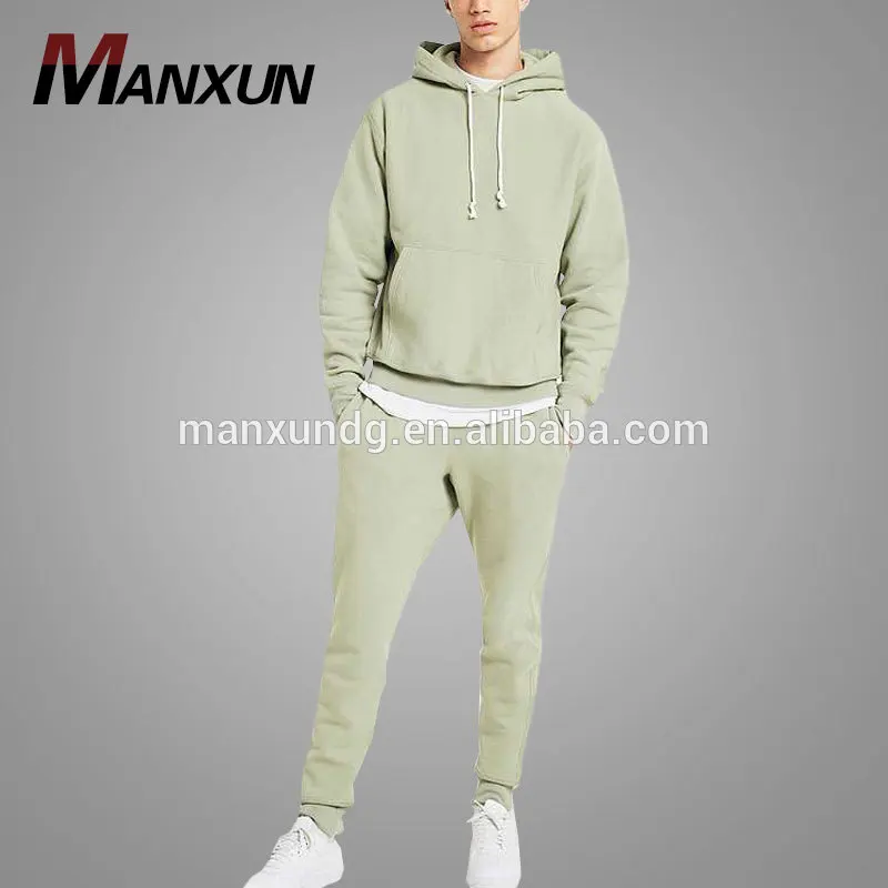 Men's Fleece Jacket and Joggers Pants Sweat Track Suit Plain Sweat Suits Men Jogger Sweatpants Mens Weave Jogger