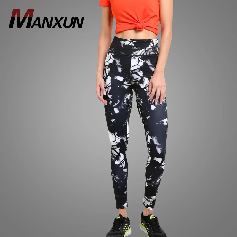 Fashion Print Style Ladies Stretch Pants Legging Hot Sale Sexy Tight Legging Soft Fabric High Waisted Yoga Pants