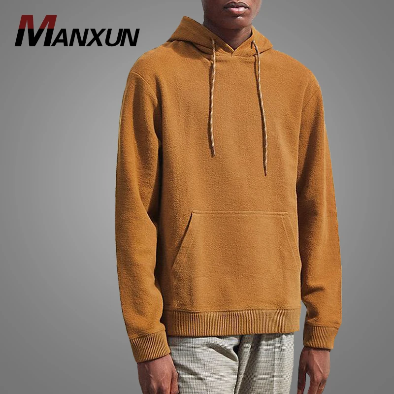 Wholesale Hot Products Men Plain Oversized Fleece Hoodies Fashionable Custom Blank Sweatshirts Hoodies