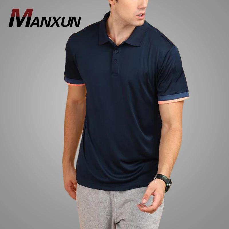 High Quality Solid Color Custom Logo Mens Polo T-shirt Wholesale 100% Cotton Polo Shirt for Men