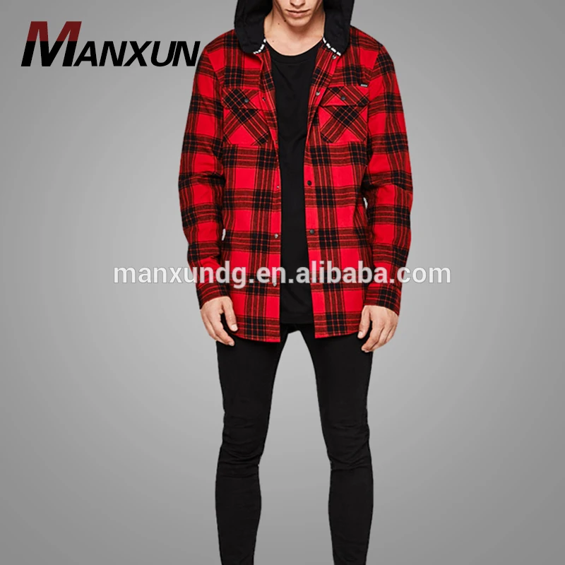 2018 New Design Check Shirt In 100% Cotton Fabric Men's Casual Shirts Plaid Flannel Shirt Jacket For Sale