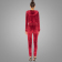High-Quality-Velour-Girls-Crop-Top-Red
