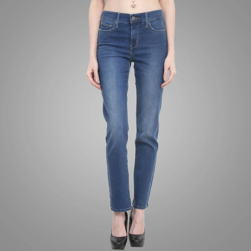 high waist ladies jeans MX201812211211D Details 7